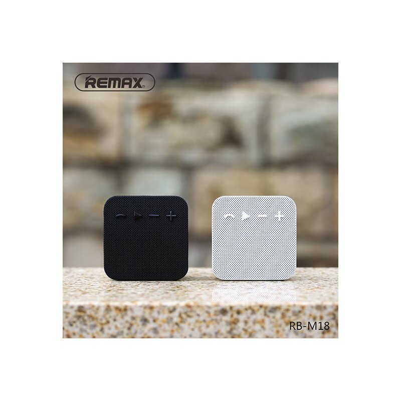 Boxa Portabila Remax Fabric Bluetooth Wireless Din Material Textil - RB-M18 - White