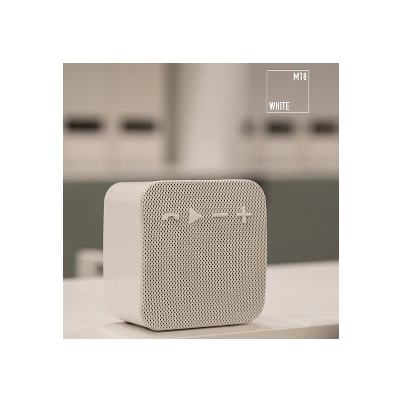 Boxa Portabila Remax Fabric Bluetooth Wireless Din Material Textil - RB-M18 - White