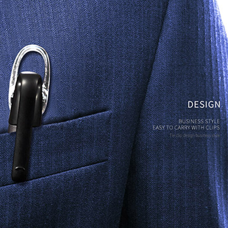 Casca Bluetooth Recci Freeman Wireless Headset In-ear Headphone - REB-S01 - Black