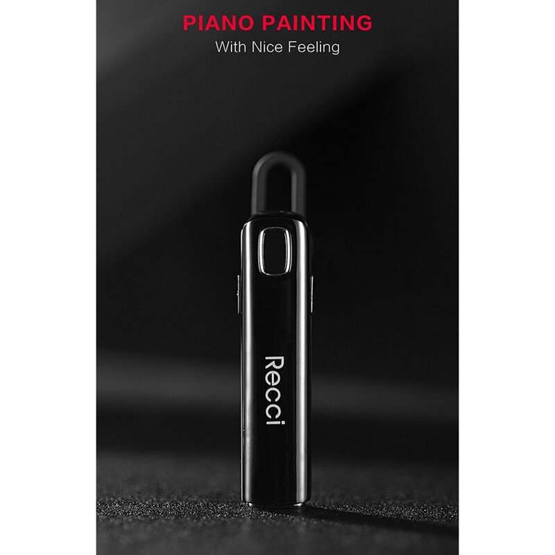 Casca Bluetooth Recci Pioneer Wireless Headset In-ear Headphone - REB-N01 - Black