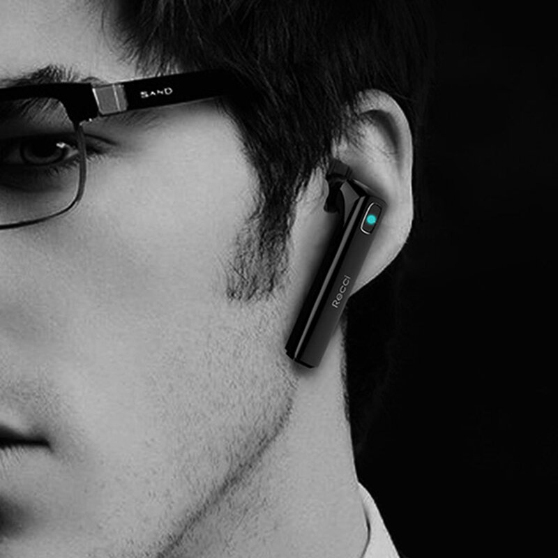 Casca Bluetooth Recci Pioneer Wireless Headset In-ear Headphone - REB-N01 - Black