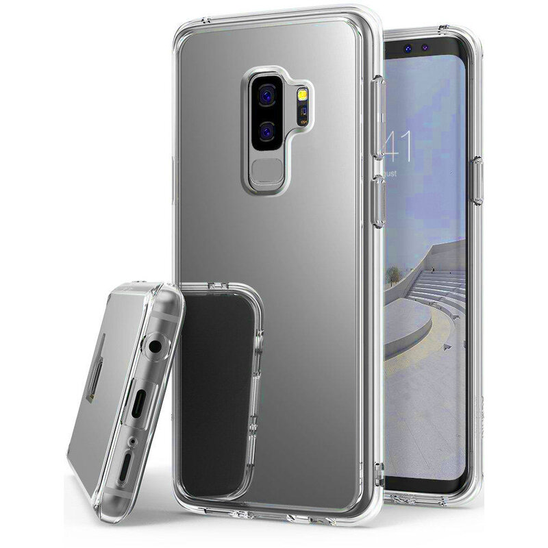 Husa Samsung Galaxy S9 Plus Ringke Mirror - Silver
