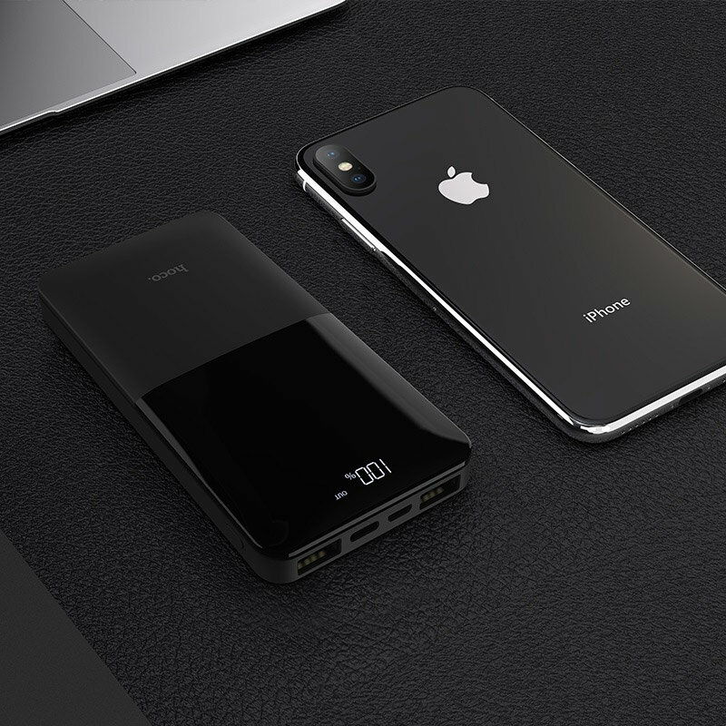 Baterie Externa Hoco J42 High Power 2xUSB 10000mAh - Black