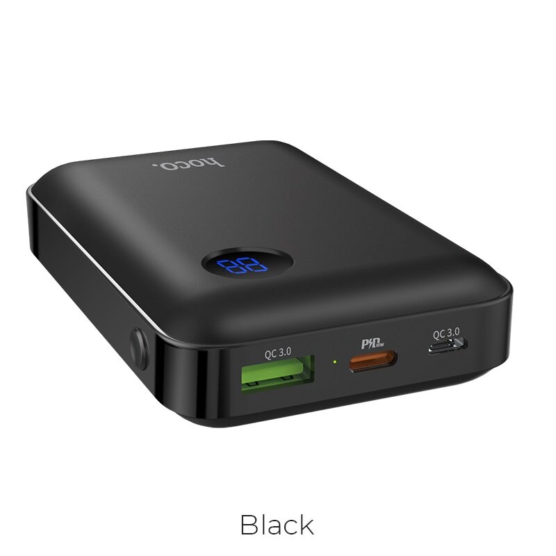 Baterie Externa Hoco J44 Power Bank 1x USB + USB Type-C PD 3.0 QC 10000mAh - Black