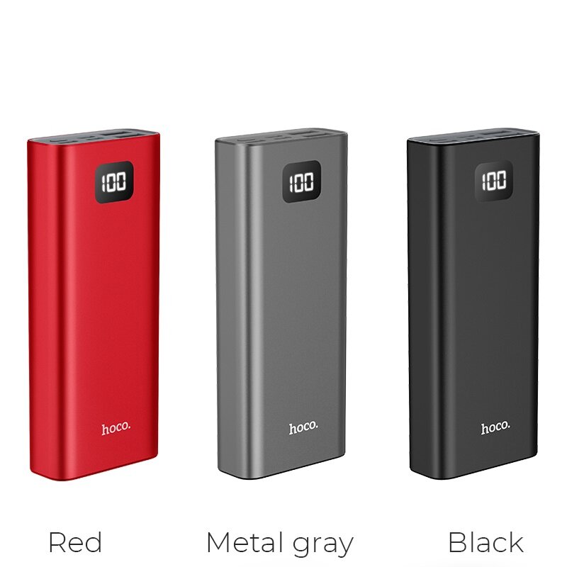 Baterie Externa Hoco J46 Power Bank Star Ocean 2xUSB 10000mAh - Metal Gray