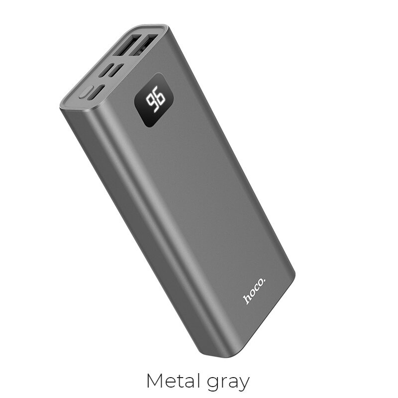 Baterie Externa Hoco J46 Power Bank Star Ocean 2xUSB 10000mAh - Metal Gray