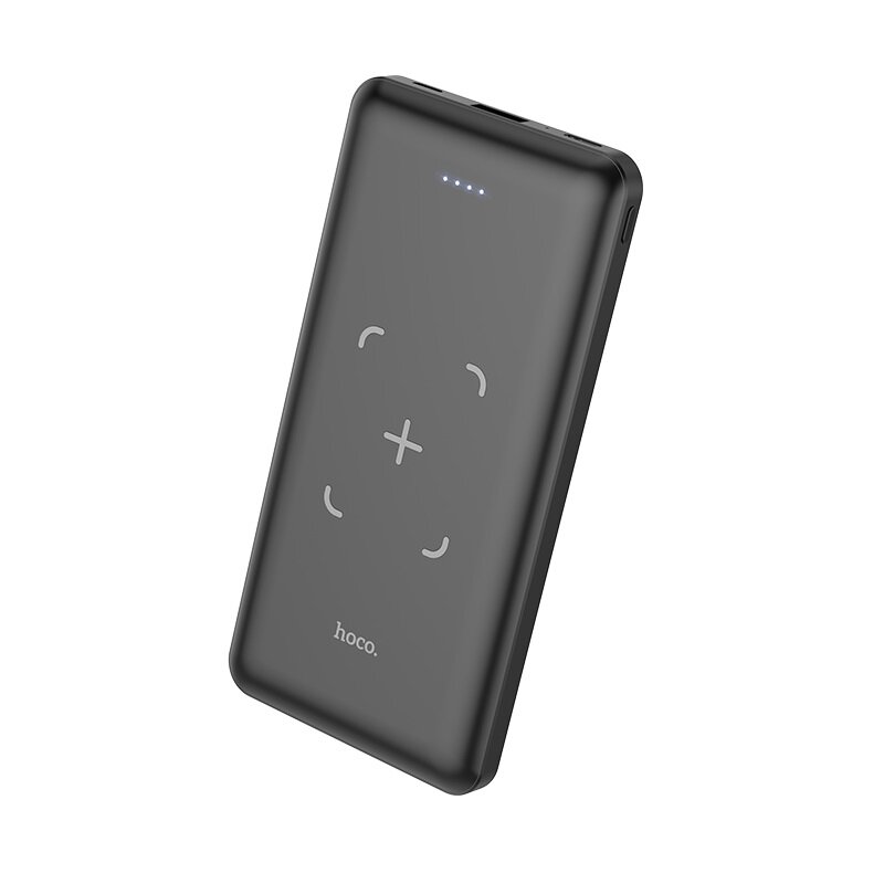 Baterie Externa Hoco J50 Surf Power Bank 1xUSB 10000mAh Cu Incarcare Prin Inductie - Black