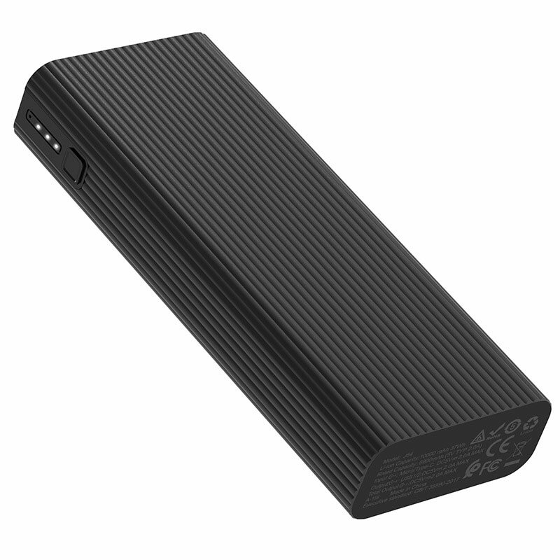 Baterie Externa Hoco J54 Spirit Power Mobile Bank Dual-USB 2A With LED Indicator 10000mAh - Black