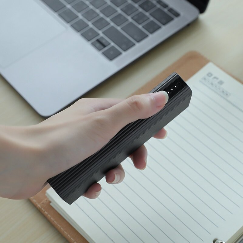 Baterie Externa Hoco J54 Spirit Power Mobile Bank Dual-USB 2A With LED Indicator 10000mAh - Metal Gray