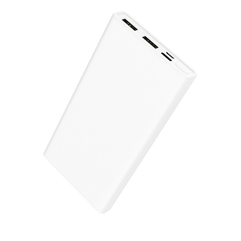 Baterie Externa Hoco J55 Neoteric Mobile Power Bank Dual-USB 2A With LED Indicator 10000mAh - White