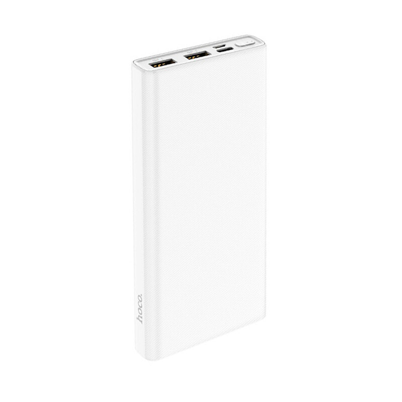 Baterie Externa Hoco J55 Neoteric Mobile Power Bank Dual-USB 2A With LED Indicator 10000mAh - White