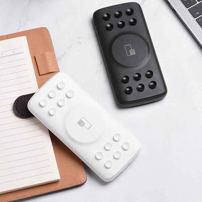 Baterie Externa Hoco J56 Sea Power 4-in-1 Wireless 10W/7.5W/5W USB/Type-C LED Indicator 10000mAh - Black