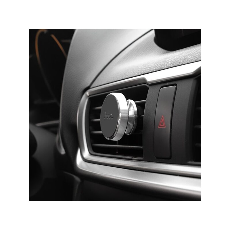 Suport telefon cu prindere in grila ventilatie  Hoco CA47, negru