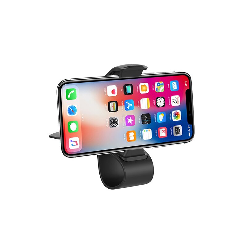 Suport auto cu prindere in spatele volanului Hoco CA50, negru