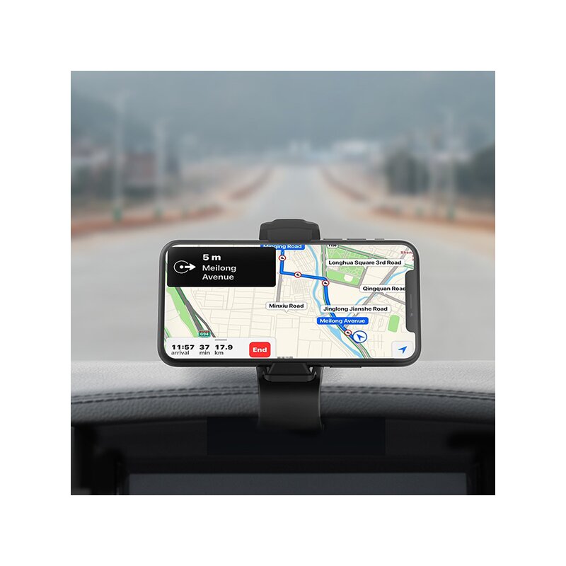 Suport auto cu prindere in spatele volanului Hoco CA50, negru