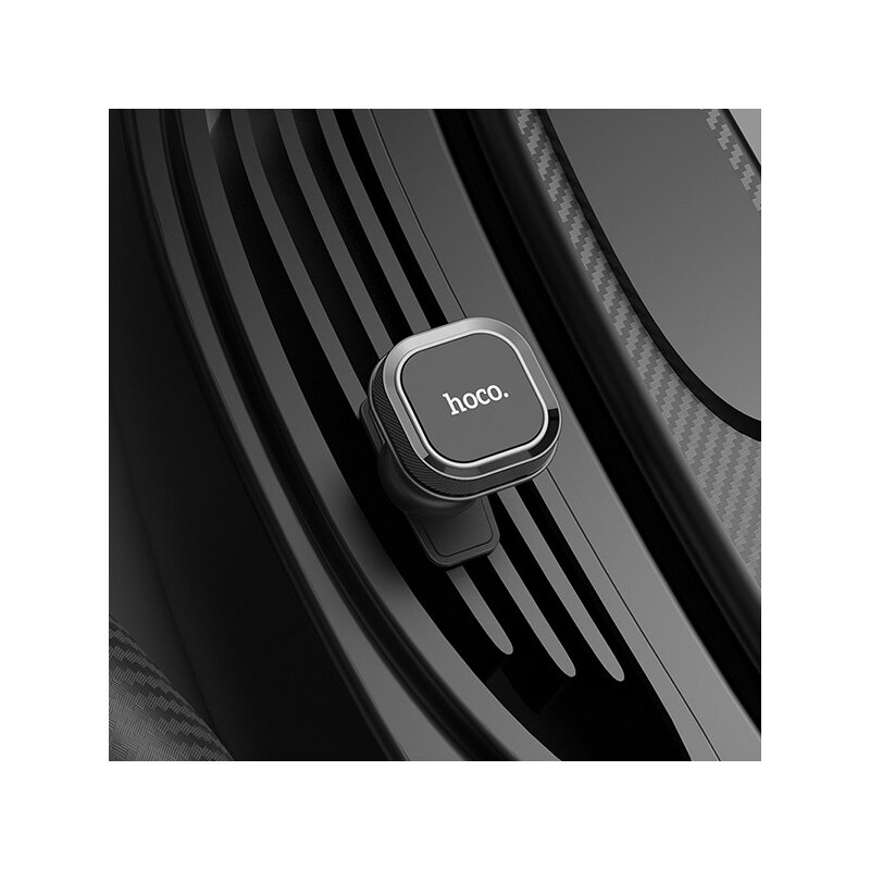 Suport auto magnetic telefon, grila ventilatie Hoco CA52, negru