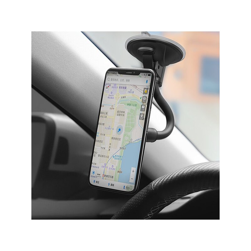 Suport auto universal magnetic pentru bord Hoco CA55, negru