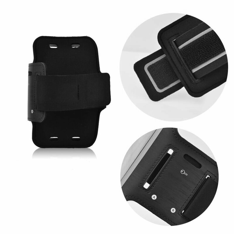 Husa Brat Alergare Sport Case Armband - Marime 6 - 6,5 inch - Black