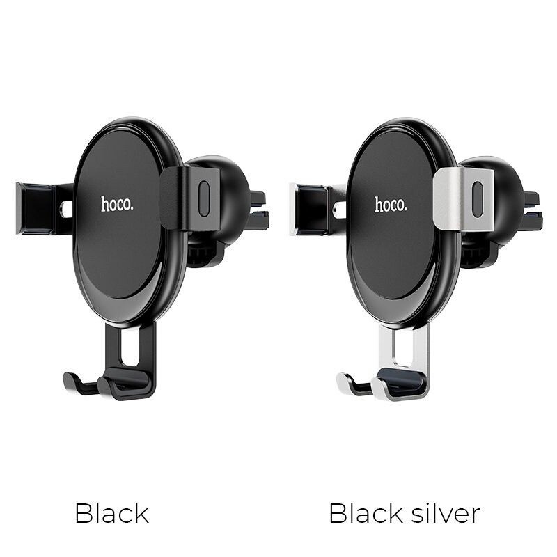 Suport auto pentru grila ventilatie Hoco CA56 Metal, argintiu