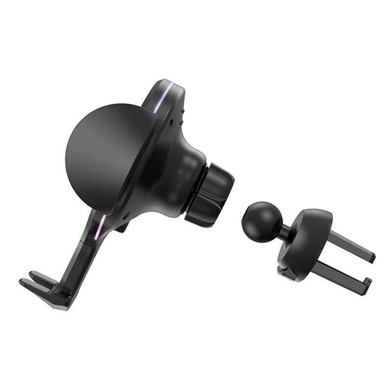 Suport Auto Hoco CA60 Automatic Induction Aspiring Infrared Sensor Cu Functie De Incarcare Wireless - Black