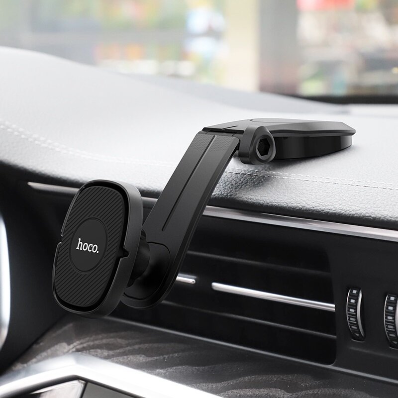 Suport auto universal cu prindere pe bord Hoco CA61, negru