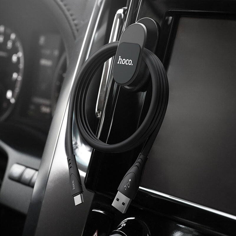 Suport Auto/Organizator Hoco PH19 Multi-function Magnetic Hook Universal Pentru Telefon/Chei/Cabluri - Black