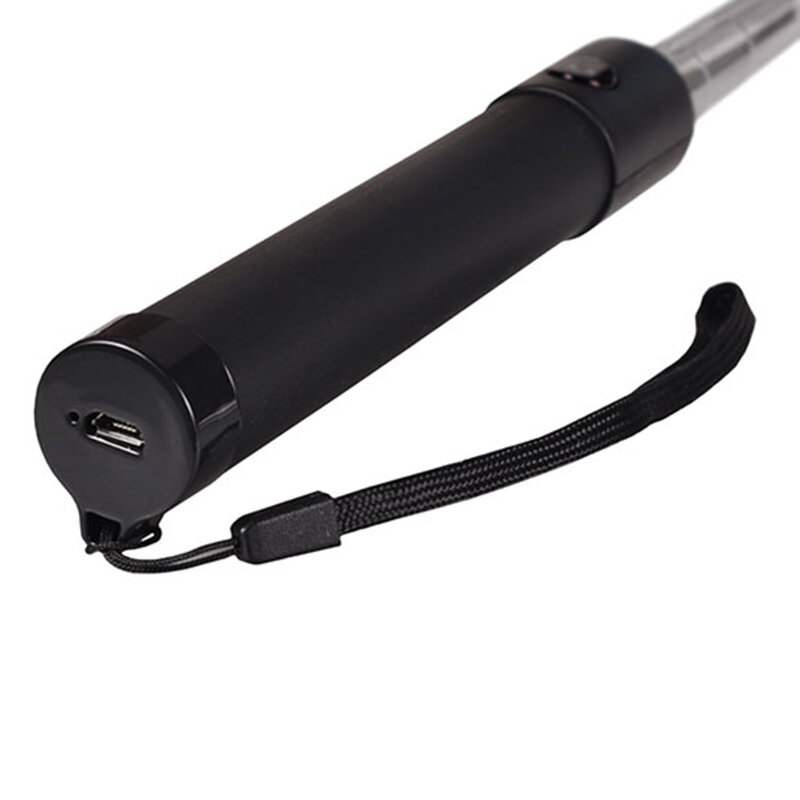 Suport Selfie Stick Locust Series Wireless Premium With Build-in Bluetooth Shutter Button - Type 3 - Black