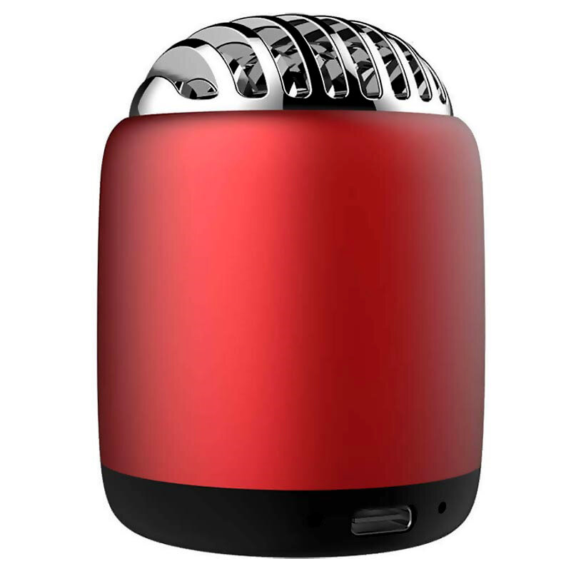 Boxa Portabila Nillkin Bullet Mini Aluminum TWS Bluetooth 4.2 Portable Wireless Built-in Mic 2W - Red