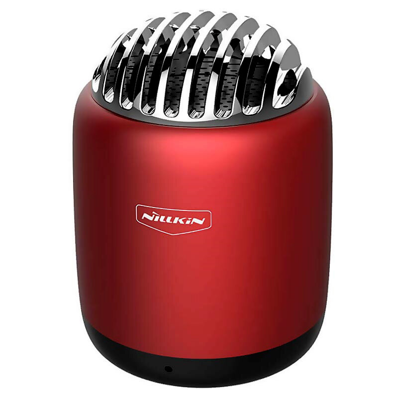 Boxa Portabila Nillkin Bullet Mini Aluminum TWS Bluetooth 4.2 Portable Wireless Built-in Mic 2W - Red
