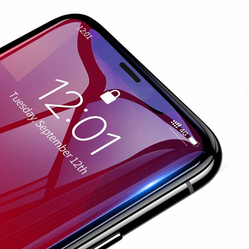 [Pachet 2x] Folie Sticla iPhone 11 Pro Max Baseus Anti-Bluelight - SGAPIPH65S-LF02 - Clear