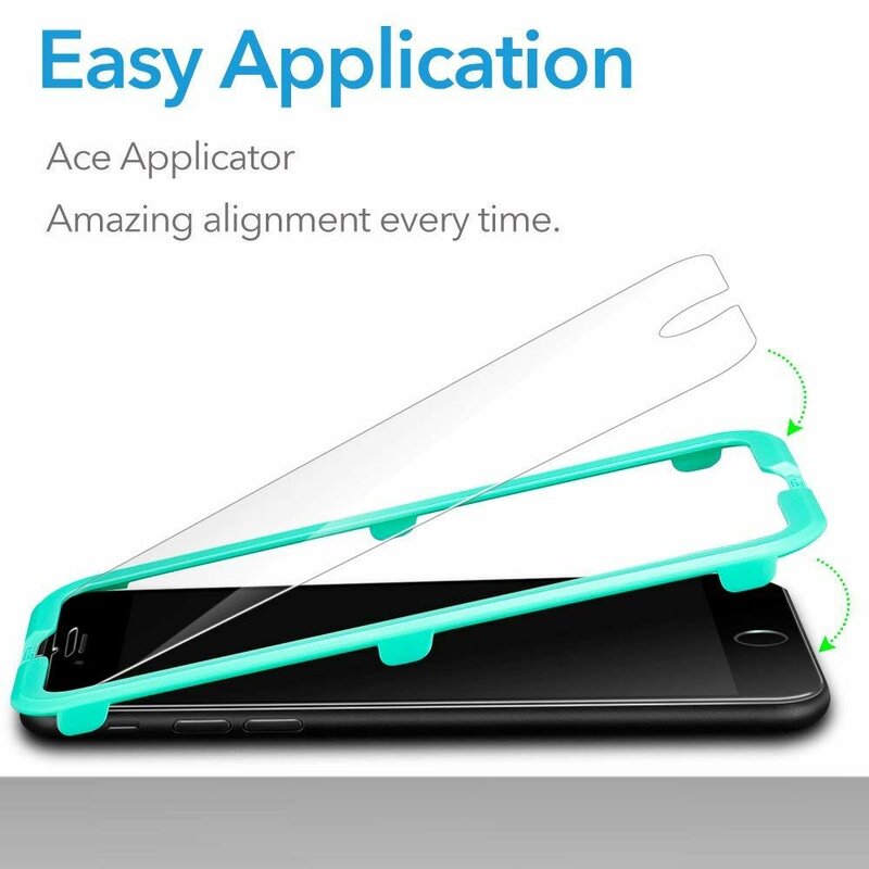 Folie Sticla iPhone 7 ESR Tempered Ultra-Clear 5xStronger 10KG - Clear