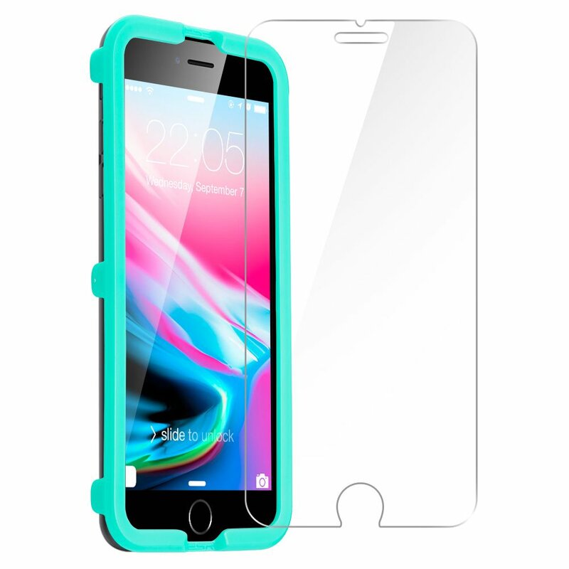 Folie Sticla iPhone SE 2, SE 2020 ESR Tempered Ultra-Clear 5xStronger 10KG - Clear