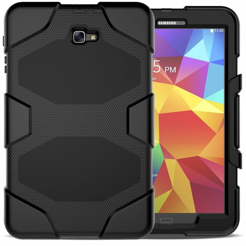 Husa Samsung Galaxy Tab A 10 1 2016 T580 T585 P580 P585 Tech Protect Survive Black Catmobile