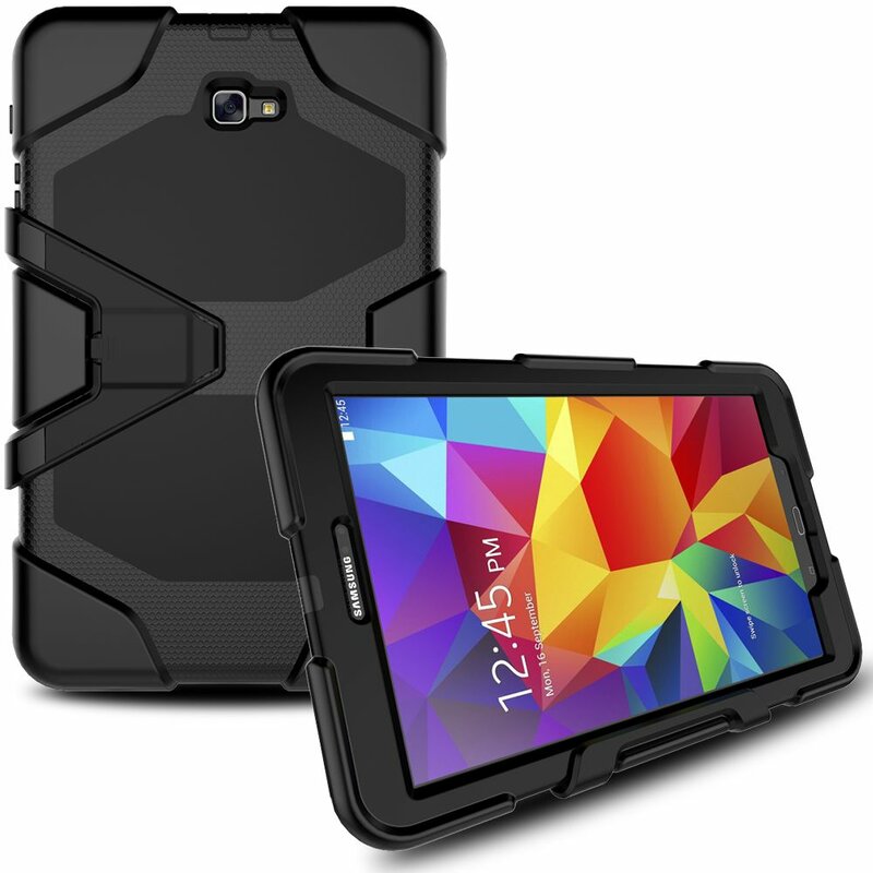 [Pachet 360°] Husa + folie Samsung Galaxy Tab A 10.1 2016 T580/T585 Tech-Protect Survive, negru