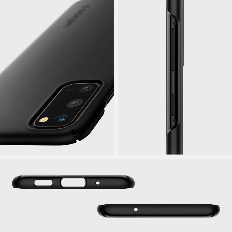 Husa Samsung Galaxy S20 Spigen Thin Fit - Black
