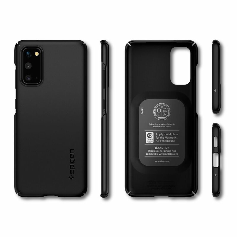 Husa Samsung Galaxy S20 Spigen Thin Fit - Black