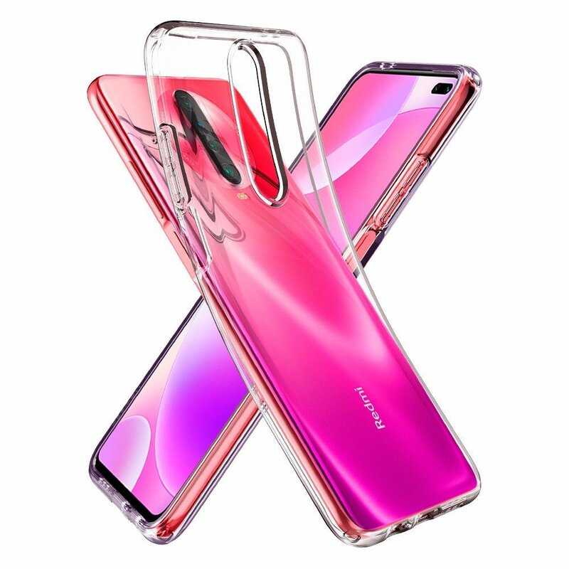 Husa Xiaomi Redmi K30 Spigen Liquid Crystal, transparenta
