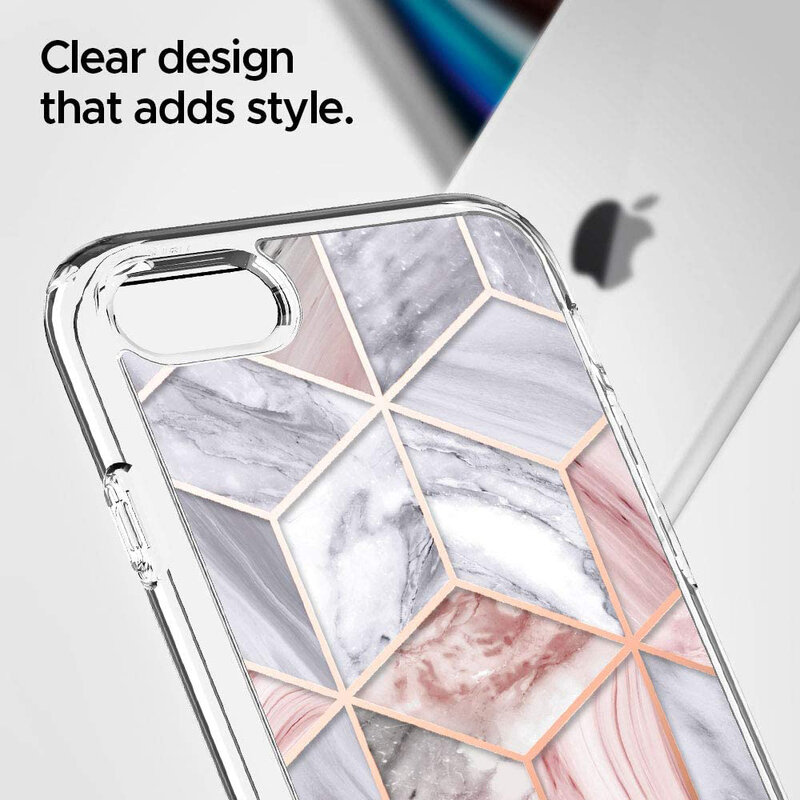Husa iPhone 7 Spigen Ciel by Cyrill Cecile - Pink Marble