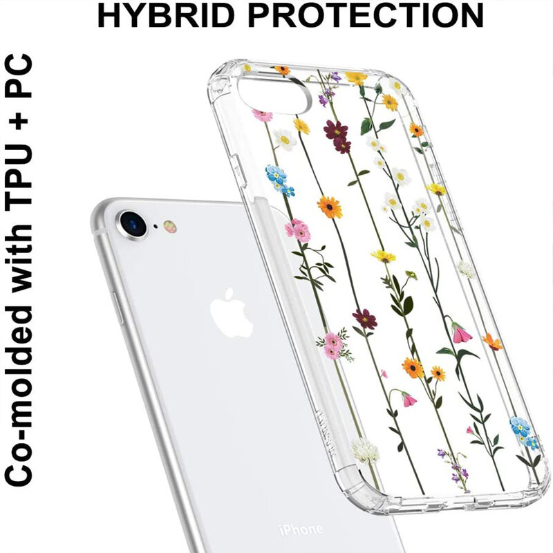Husa iPhone SE 2, SE 2020 Spigen Ciel by Cyrill Cecile - Flower Garden