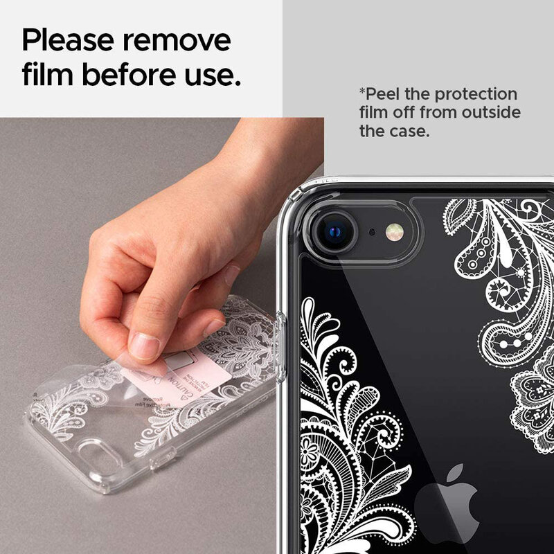 Husa iPhone 8 Spigen Ciel by Cyrill Cecile - White Mandala