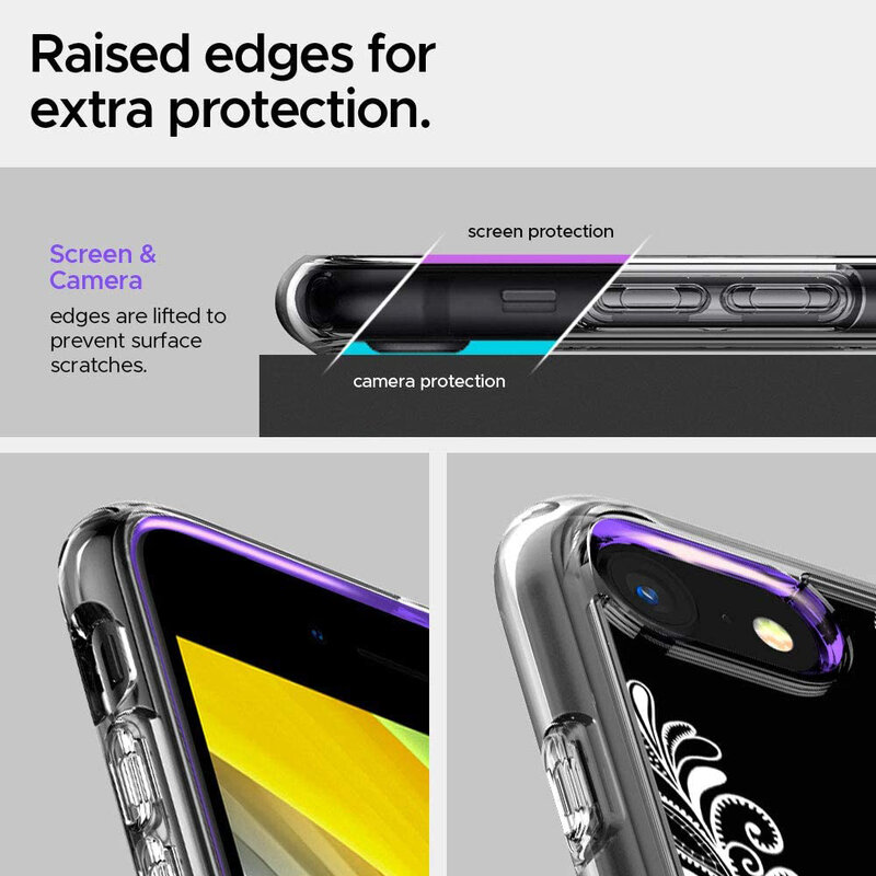 Husa iPhone 8 Spigen Ciel by Cyrill Cecile - White Mandala