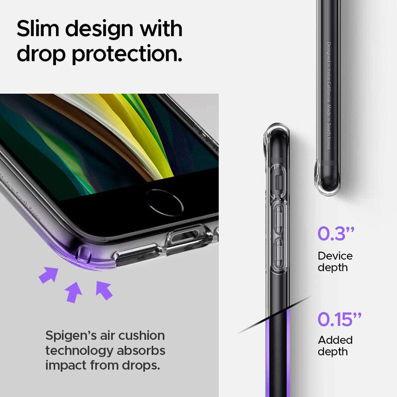 Husa iPhone 8 Spigen Ciel by Cyrill Cecile - White Mandala