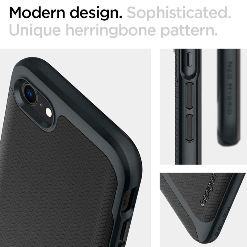 Husa iPhone 8 Spigen Neo Hybrid Herringbone - Dante Red