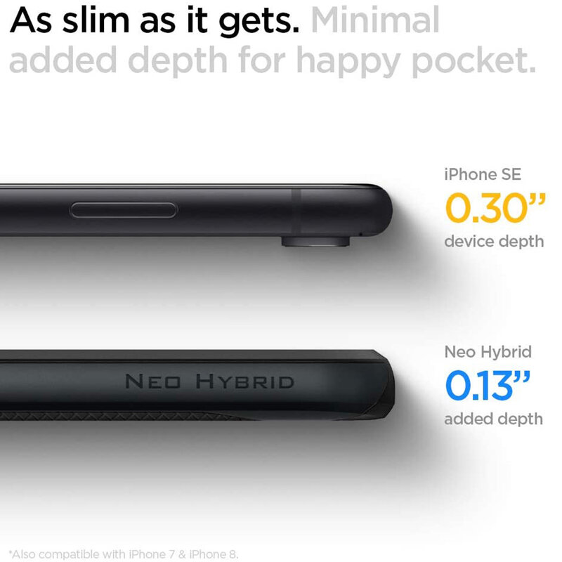 Husa iPhone 8 Spigen Neo Hybrid Herringbone - Dante Red