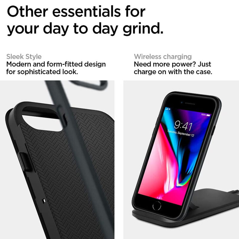 Husa iPhone 8 Spigen Neo Hybrid Herringbone - Dante Red