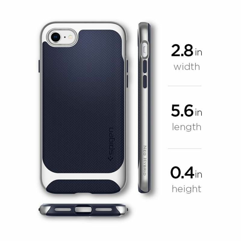 Husa iPhone 8 Spigen Neo Hybrid Herringbone - Dante Red