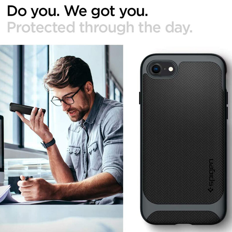 Husa iPhone 8 Spigen Neo Hybrid Herringbone - Dante Red