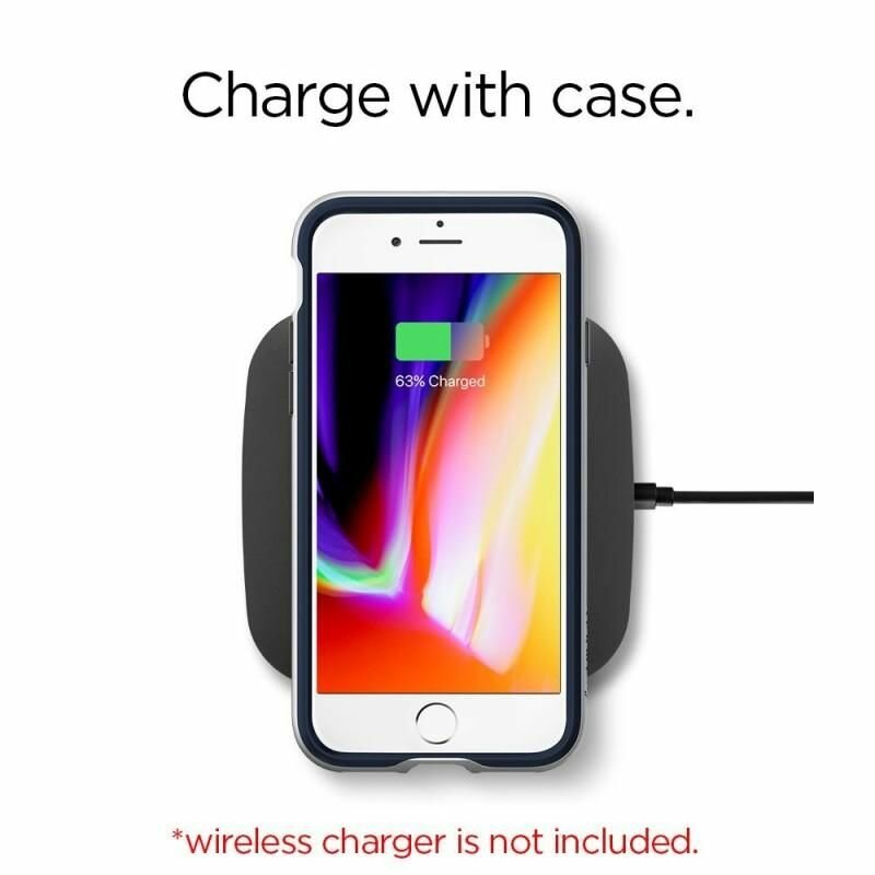 Husa iPhone 8 Spigen Neo Hybrid Herringbone - Dante Red