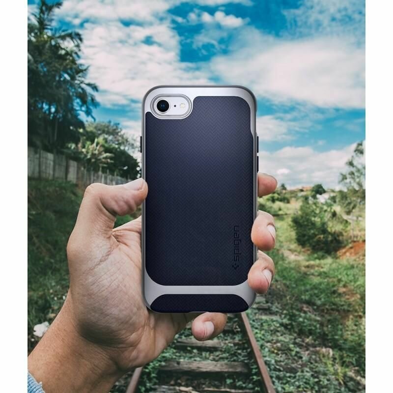 Husa iPhone 8 Spigen Neo Hybrid Herringbone - Dante Red