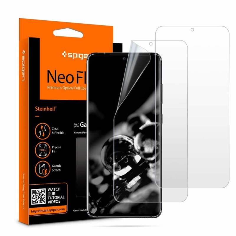 [Pachet 2x] Folie Samsung Galaxy S20 Ultra Spigen Neo Flex HD - Clear